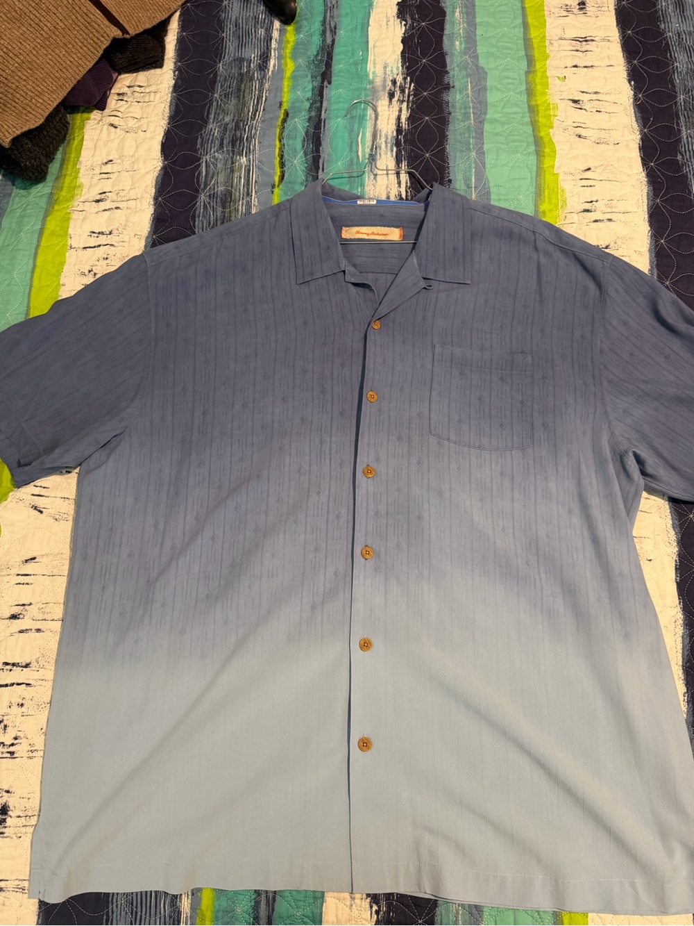 Blue Ombré Tommy Bahama Button Down